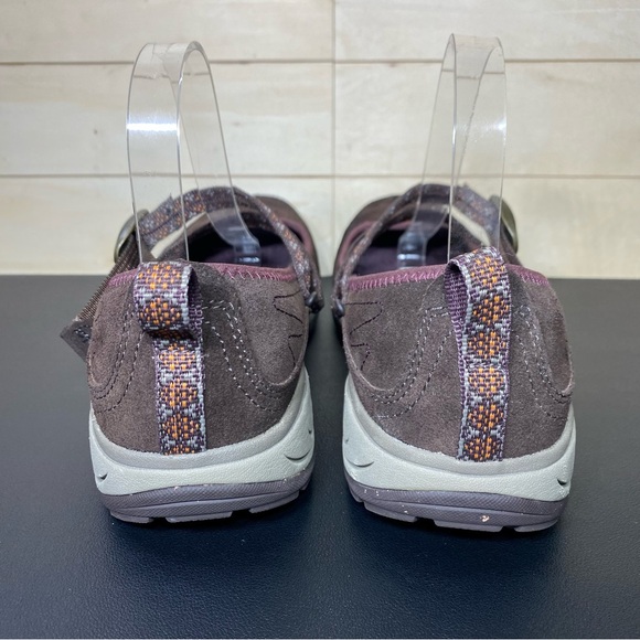 Chaco Petaluma Mary Jane Maroon Grey Women's Size 9 Shoes Leather - Picture 6 of 11